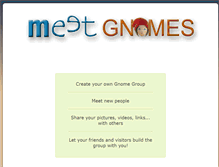 Tablet Screenshot of meetgnomes.com